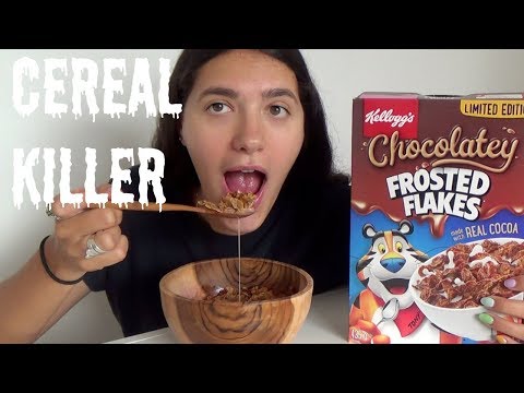 ASMR | New Cereal Mukbang #1 (Chocolatey Frosted Flakes) .:. CozyClouds