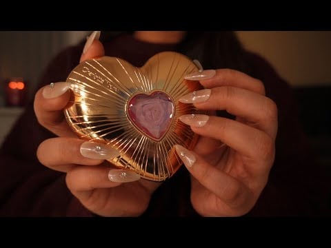 [ASMR] Tapping & Scratching On Pretty Makeup 💖