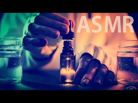 ASMR WATER Glass Dropper 💦liquid shaking, bubble, drop, lid - NO TALKING