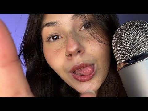 ASMR Intense Mouth Sounds With Hand Movements!! 