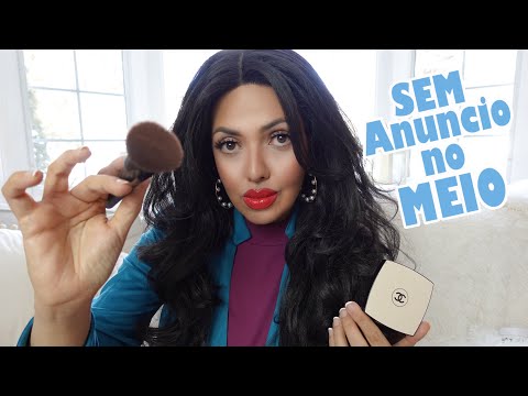 ASMR Maquiando Voce #Sussurros #Tapping Sem Anuncio no MEIO