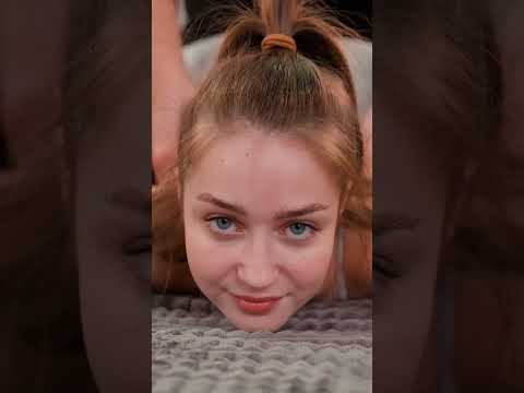 Relaxing ASMR deep tissue back massage #funny #comedy #chiropractic #shorts