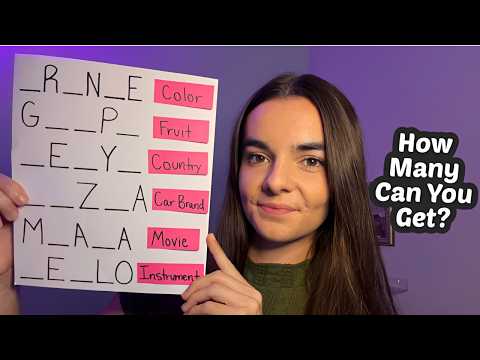 ASMR Can You Fill in the Blank? | 50 Trivia Questions