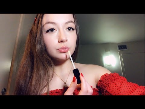 ASMR Lip Gloss Application (mouth sounds)