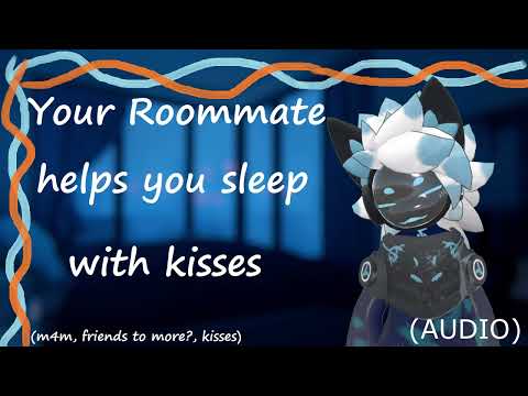 [Furry ASMR] Roommate helps you sleep with kisses [m4m] [mentions of ex] [lotta kisses] [earlicks]