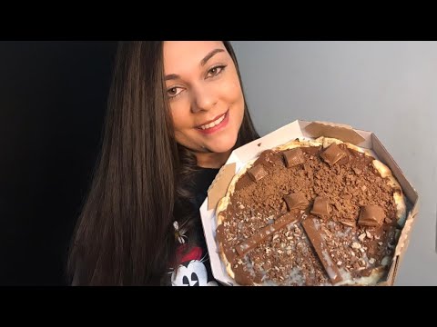 ASMR: Comendo Pizza de Chocolate