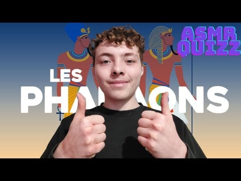 ASMR FR:🇪🇬Quizz sur les Pharaons🇪🇬(le quizz le plus dur !)