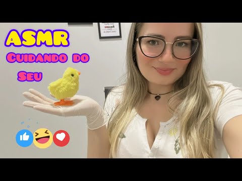 ASMR Caseiro veterinária cuidando do seu pintinho #asmr #roleplay