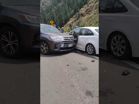CAR ACCIDENT IN BLACK HAWK COLORADO #shortsfeed #accident #cars #mountains