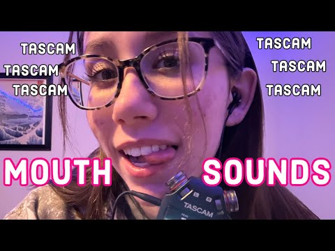 ASMR | extremely sensitive tascam mouth sounds for guaranteed tingles ✨