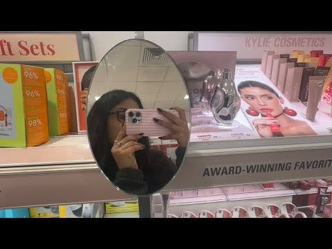 ASMR AT ULTA 🧡 (camera tapping and organizing)