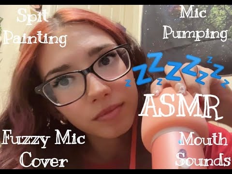 ASMR Quick Trigger Session| Mic Pumping, Fluffy Scratches, Spit Painting, & Mouth Sounds