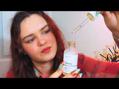ASMR Friend Does Your Skincare | Up Close Skincare Treatment Soft Spoken