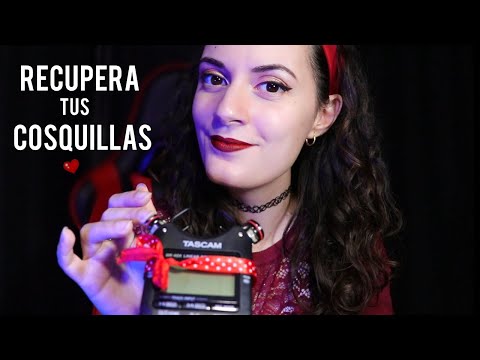 ASMR Español♥ RECUPERA TUS COSQUILLAS! (Mariposas del Sueño de EL, Tapping, Plastico etc.)