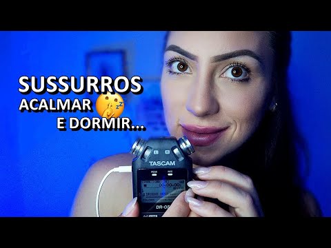 ASMR: SUSSURROS LENTOS para te ACALMAR 🍃 E ATENÇÃO PESSOAL