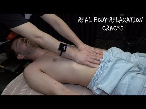 PERFECT BODY MASSAGE FROM MURAT KAZAN 💈 CRACKS 💈 ASMR Head,Chest,Belly,Foot, Leg,Face,Ear massage