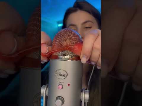 #shorts Asmr slime on microphone