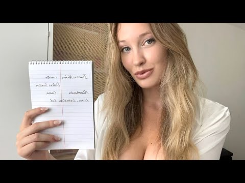 ASMR teaching you Spanish 😌 ASMR en Español