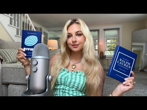 ASMR Book Tapping 📖 Spine Tapping and Scratching, Whispered Ramble