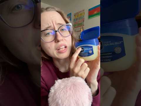Applying Vaseline to Lips ASMR #asmr #shorts