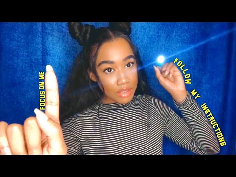 [ASMR] Follow My Instructions for Sleep(Visual triggers)(Focus on me ASMR)