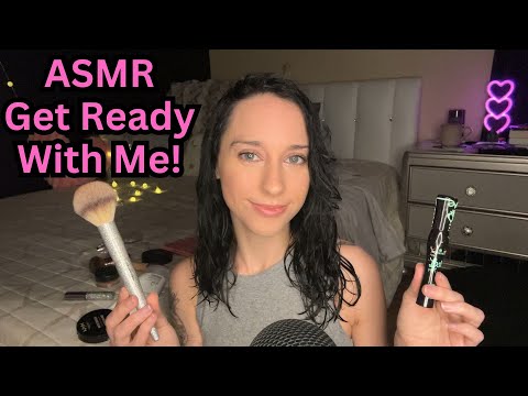 ASMR Get Ready With Me for the day~skincare & makeup