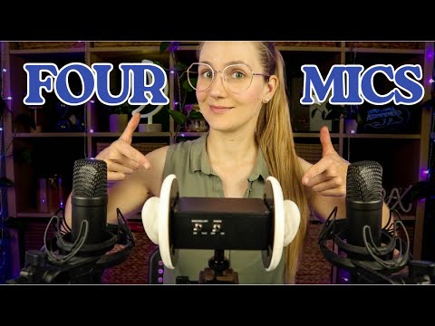 ASMR with 4 Microphones 🤯 Deep Ear Attention