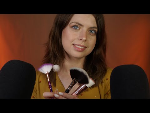 [ASMR] 🪄 Let's Test Different Brushes | Mic Brushing, Face Brushing, Close Whisper