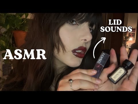 ASMR fast, but not aggressive lid sounds