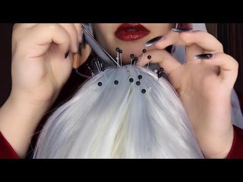 ASMR 💆🏻‍♀️📍 Wig On Mic & Scalp Scratching (removing your brain rot) So Tingly 