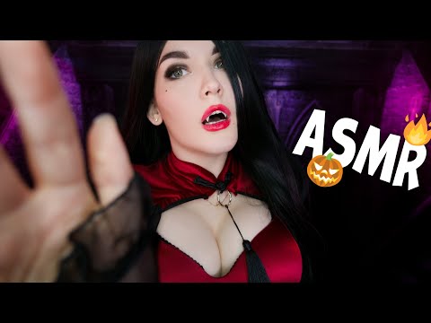 АСМР [RP] Замок на скале 🔥🎃[Halloween mood] ASMR Castle on the rock 👻🧛‍♀🧙‍♀[Care, Haircut, Vampire]