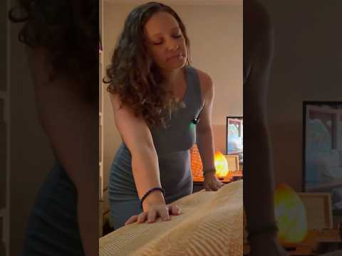 Settling you in for your Reiki massage. #sleepsolution #relax #asmrvideos #oddlysatisfying
