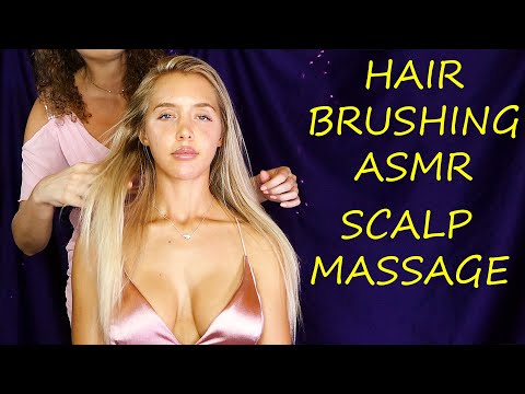 ASMR Hair Brushing, Scalp Massage & Whispers, Sleepy Spa, Beauty, Hair Play for Sleep & Relaxation