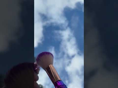 Asmr na natureza. Pintando o céu ☁️🌠✨ #asmrsounds #asmr #tingles #relaxe #asmrvideo