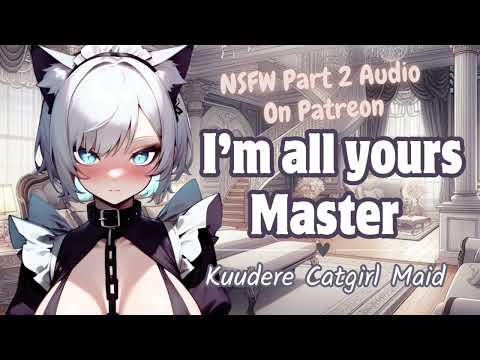 ♡ Shy Kuudere Catgirl Maid Confesses To You [F4M][Monster Girl] [Neko][Maid x Master][RP ASMR]