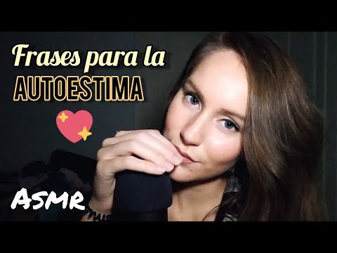 ASMR🎧 FRASES PARA LA AUTOESTIMA Y MOTIVARTE + movimientos de manos, mouth sounds || ASMR en español