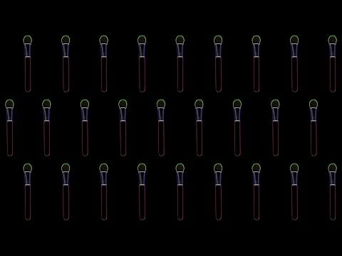 ASMR - 73 Makeup brushes and sponges (extended version) [No talking] [Layered]