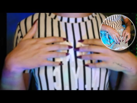 ASMR • Scratching clothes* jeans, fishnet stockings, shirt | relaxing sounds 😴 #asmr