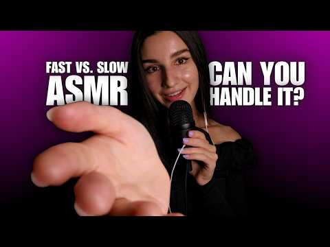 ASMR Fast vs Slow Triggers ✨ Can You Handle the Tingles?