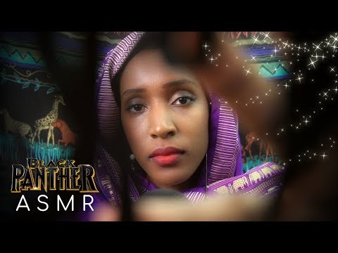 ASMR (Black Panther) WAKANDA SPA Role play- Visual Hand movements - Soft Spoken