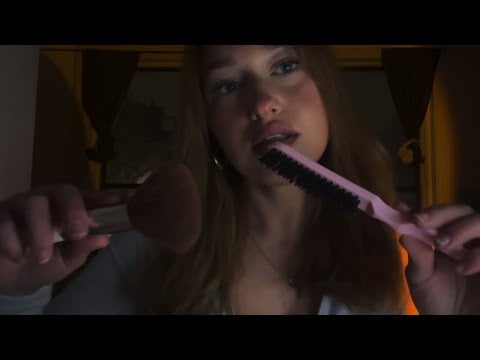 ASMR For Sleep - Hand Movements - Mouth Sounds - Brushing 💤