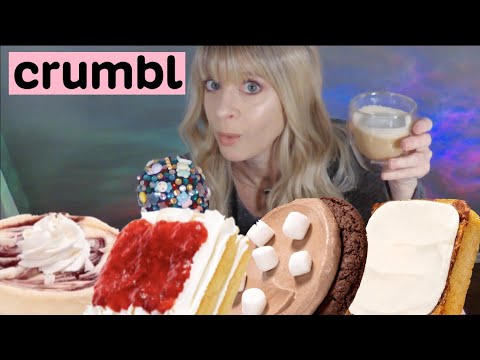 ASMR Crumbl Cookie Taste Test / Mukbang