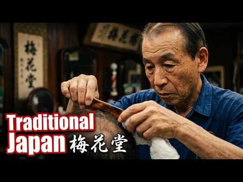 Lost Traditional 伝統的な理容室  ASMR BARBER Baikadou 梅花堂 Video