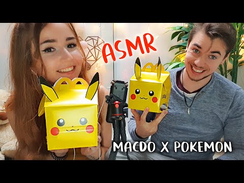 ASMR en couple : MACDO x POKEMON  |  @ASMR Tom et sérénité