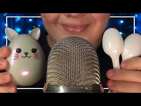 ASMR Ramble with Different Triggers!! 🐰🤍 (Deutsch/German)