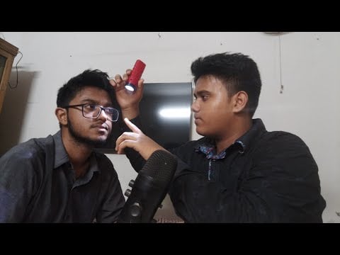 ASMR FAST CRANIAL NERVE EXAM ON REAL PERSON