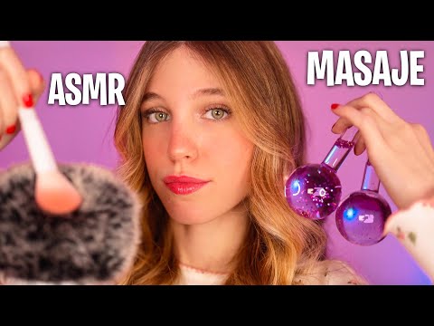 ASMR *MASAJE* CRANEAL y FACIAL para DORMIR RÁPIDO y PROFUNDO 💆🏼‍♀️ | Laia Oli