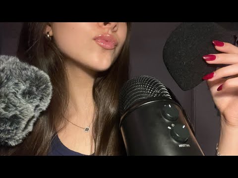 asmr testing mic covers + rambling