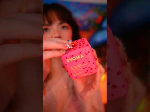 Tingly bedazzled skincare fit for a summer pop star 🐬🌺🌴🐠🍍🌅 #asmr