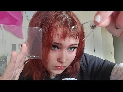 ASMR Chaotic Friend Gives You Piercings (personal attention, roleplay)